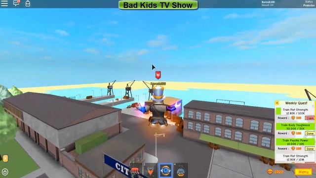 Как стать Злодеем СИМУЛЯТОР ТРЕНИРОВКИ СУПЕР СИЛЫ Роблокс Super Power Training Simulator смотреть онлайн