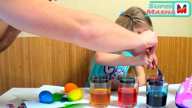 ✿ ДАША ПУТЕШЕСТВЕННИЦА как сделать яйца с сюрпризом Coloring Easter Eggs with DORA EXPLORER смотреть онлайн
