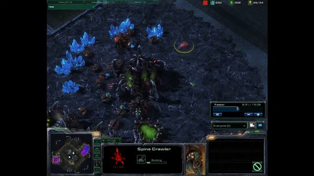 [HD] Starcraft 2 Beta Gameplay ZvZ @ Metalopolis[Game3] смотреть онлайн