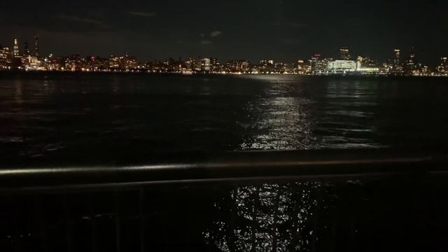 View of New York City - Hoboken Waterfront смотреть онлайн
