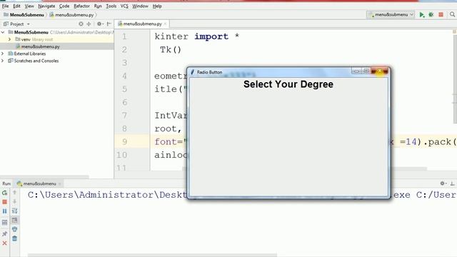 Creating Radio Buttons in Tkinter смотреть онлайн