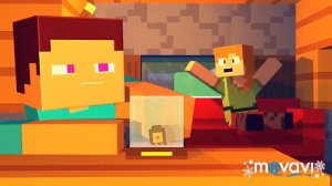 Мультик Майнкрафт анимация Алекс и Стив все  серии