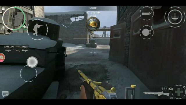 [ WORLD WAR HEROES ] Experience like Battlefield in android/ios | gameplay | 16 Kills смотреть онлайн