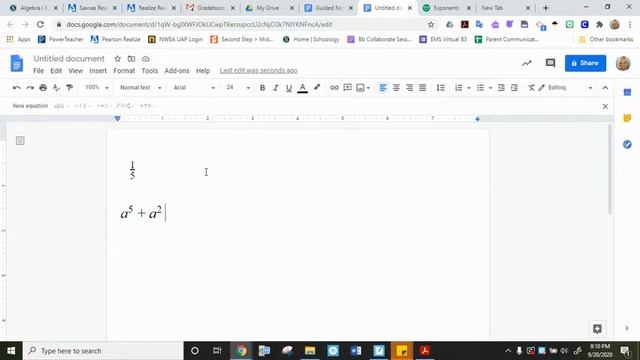 How to use the equation editor in Google Docs смотреть онлайн
