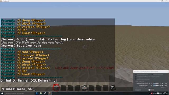 Friends Plugin l Minecraft 1.8.9 l German l BlitheHD смотреть онлайн