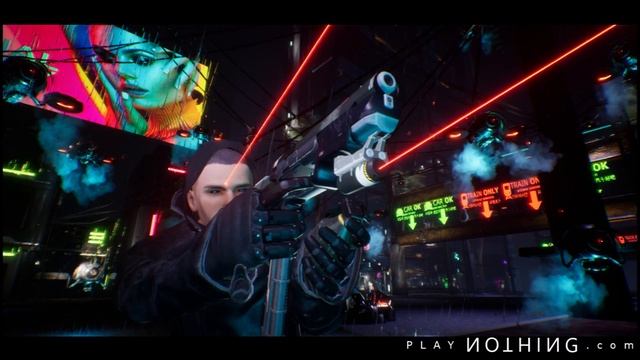 NOTHING | Cyberpunk Video Game Soundtrack Teaser смотреть онлайн