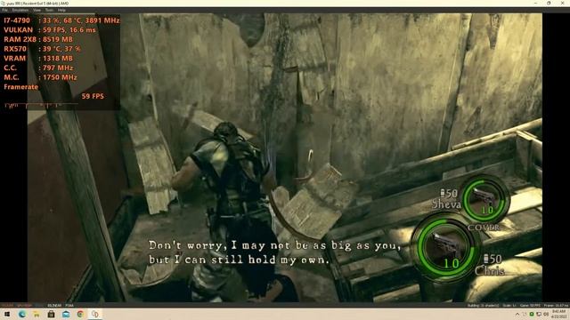 Resident Evil 5 -YUZU[SWITCH Emulator] - Core i7 4790 | RX-570 4GB смотреть онлайн
