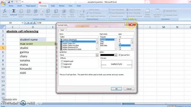 Cell Referencing in MS Excel | complete tutorial | Reflection | tech, info and more смотреть онлайн