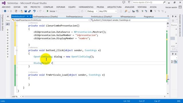 Sistema de Ventas C# - Visual Studio 2013 - Sql Server 2014 (14-41) Mostrar Registros en Combobox смотреть онлайн
