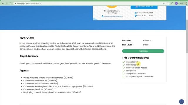 Free Access - Kubernetes 101 (Training + Hands-on Labs) - Learn Kubernetes in 1 Day смотреть онлайн