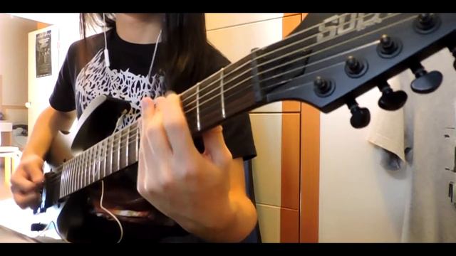 Pathology--The Everlasting Plague guitar cover (with TABS) (Solar A1.7ET) смотреть онлайн