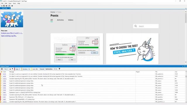 Compiler Monitoring System in the PVS-Studio Static Analyzer смотреть онлайн