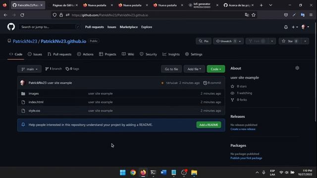 Como Subir Tu Página Web a Internet con GITHUB PAGES 2022 смотреть онлайн