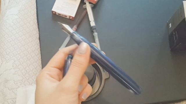 Noodler's Flex Ahab - первая заправка и проба пера :)