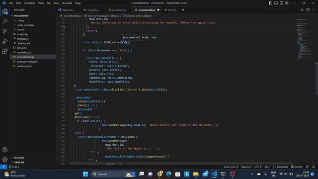 Linking FireBase to Telegram Bot (Connecting Database) смотреть онлайн