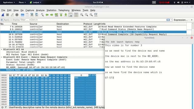How to find mac address and device name in a network packet using wireshark смотреть онлайн