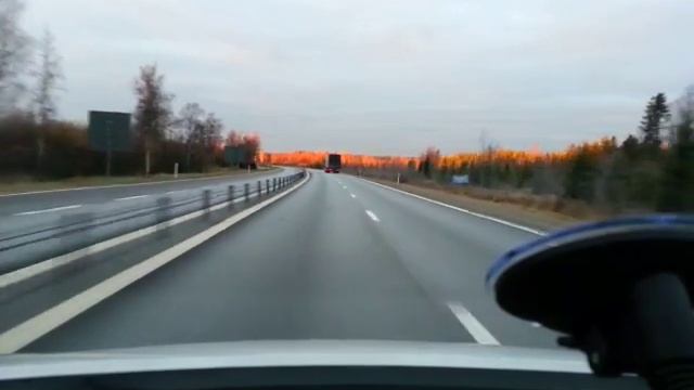 Дорога домой. Шеллефтео-Стокгольм трасса Е4 смотреть онлайн