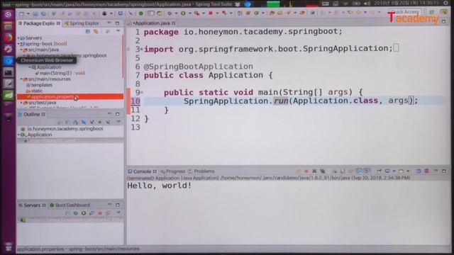 [토크ON세미나] 스프링 부트를 이용한 웹 서비스 개발 2강 - 스프링부트 만들기 I | T아카데미 смотреть онлайн