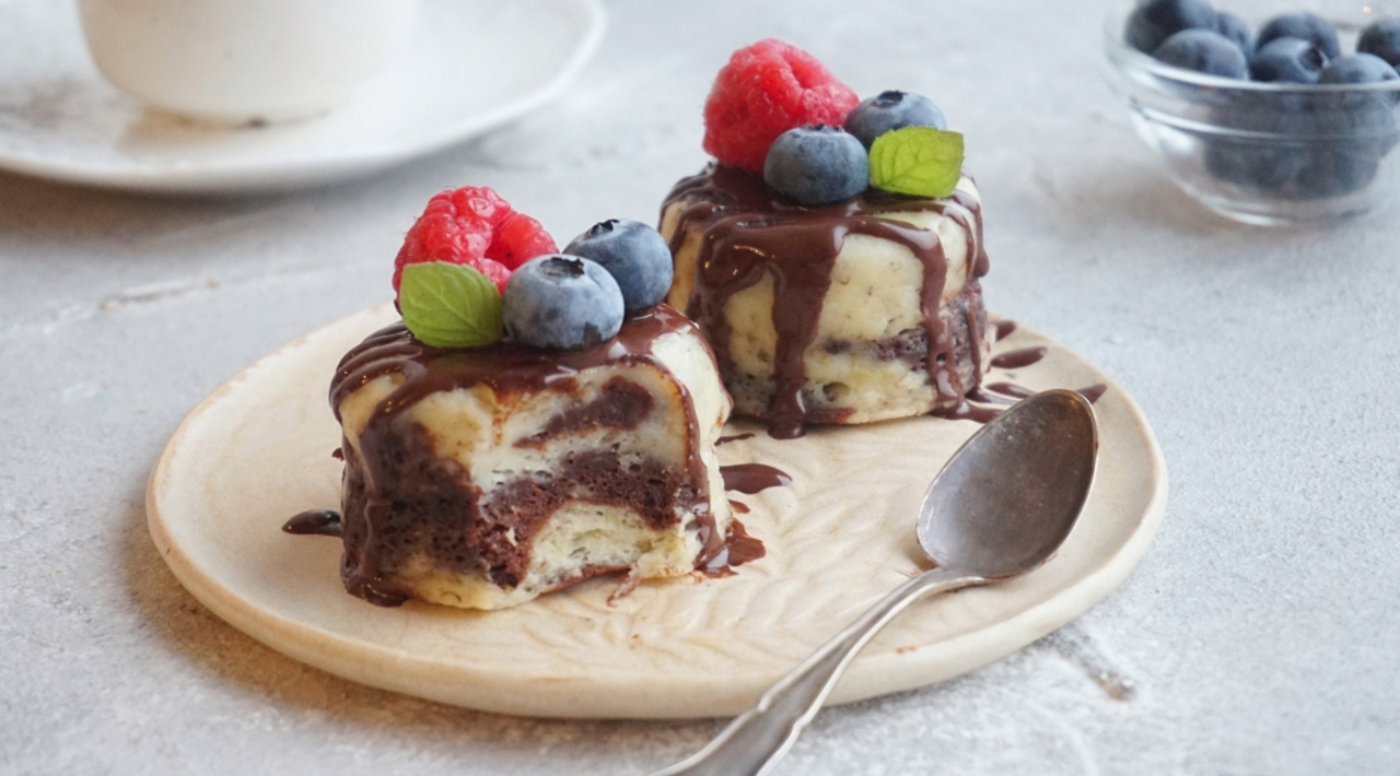 БЫСТРЫЙ КЕКС ЗЕБРА В МИКРОВОЛНОВКЕ смотреть онлайн