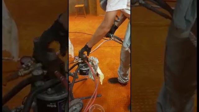 Окраска металлических изделий электростатическим методом. смотреть онлайн