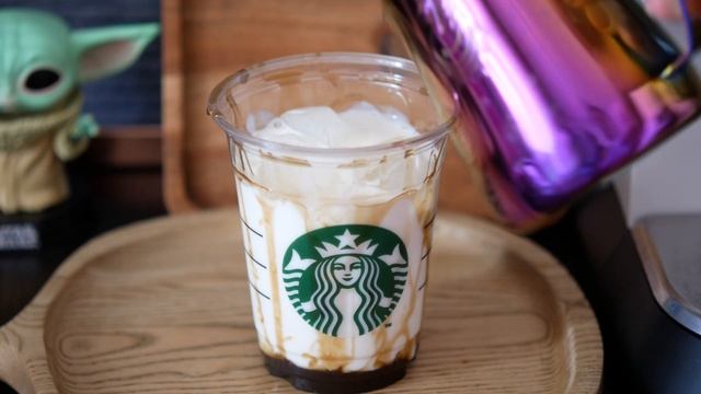 Айс латте дома | Caramel Latte как в Старбакс