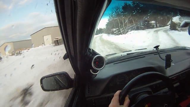 Mazda 323 GTR On Ice