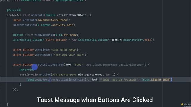 Custom Alert Dialog Box | Android Studio | Code With Arka смотреть онлайн
