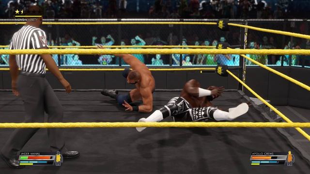WWE2K22 Jinder Mahal Vs Apollo Crews