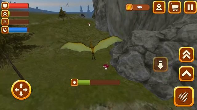Pterodactyl Simulator 3D Gameplay Video Android/iOS смотреть онлайн