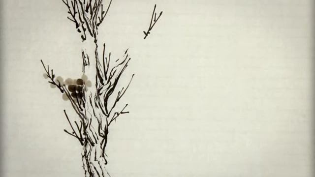 Живопись деревьев в стиле у-син. Китайская живопись деревьев. Живые картины Старый тополь смотреть онлайн