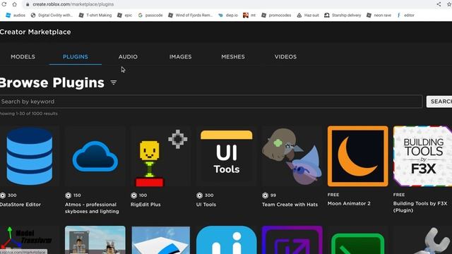 New Roblox Creator Market Place