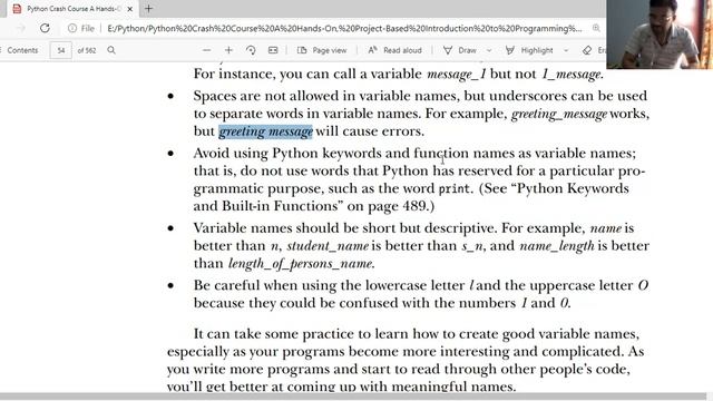 Python Course Series Lecture 1 Variables Naming Conventions смотреть онлайн