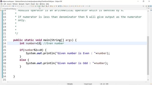 How to check Even or Odd number in Java | Interview Question #1 смотреть онлайн
