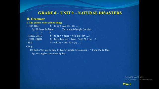 Grade 8 Unit 9 Natural disasters смотреть онлайн