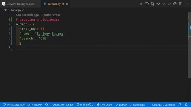 PYTHON DATATYPES | PART -3 | DICTIONARY | 2021 | CRASH COURSE | PYTHON PROGRAMMING смотреть онлайн