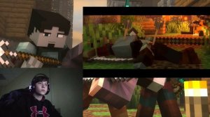 Реакция на JeffVix - «Addict» - A Minecraft Original Music Video