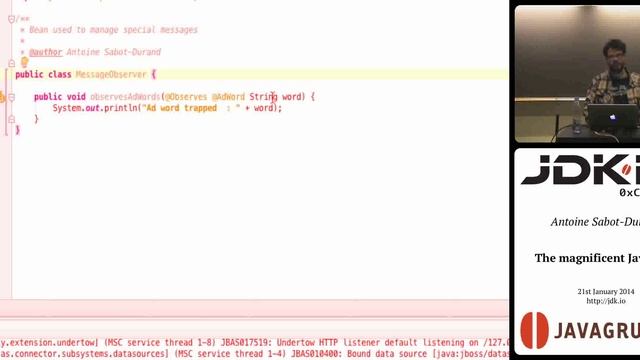 JDK IO 2014 - The magnificent Java EE 7 - Antoine Sabot-Durand смотреть онлайн