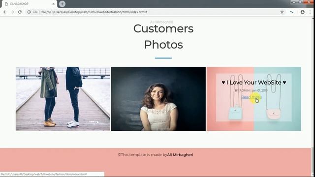 HTML - CSS - JAVASCRIPT. Create responsive online clothes store смотреть онлайн