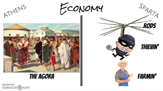 Athens And Sparta...in Five Minutes Or Less