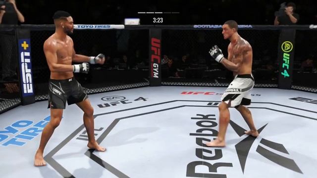 Michel Pereira vs Marc-Andre Barriault FULL FIGHT - UFC 4 AI Simulation смотреть онлайн