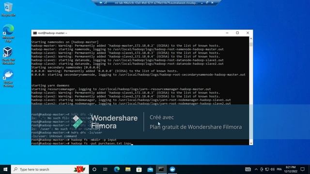 Simulation d'un cluster Hadoop en utilisant Docker смотреть онлайн