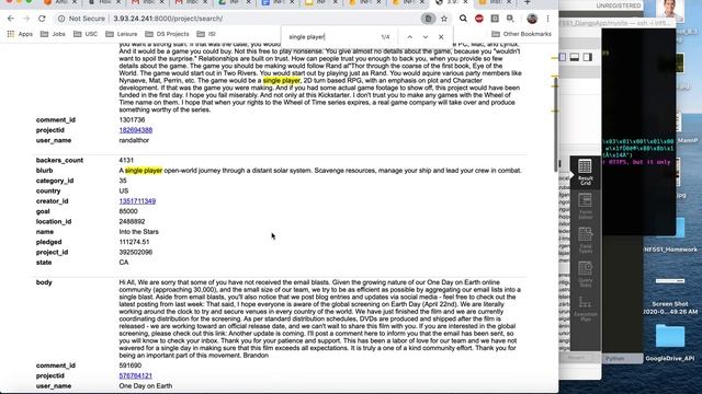 Keyword Exploration of Databases using Django, Google Firebase, and AWS EC2 смотреть онлайн