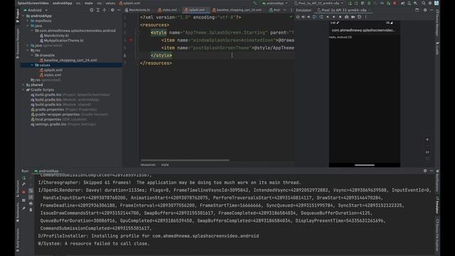 Implement the new Android splash screen in flutter or normal native project смотреть онлайн