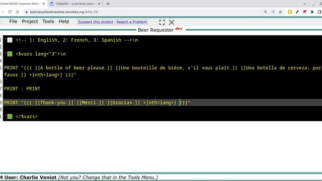 BASIC Anywhere Machine "Big Boy" Feature Demo: Meta-Programming for Program Localisation. смотреть онлайн