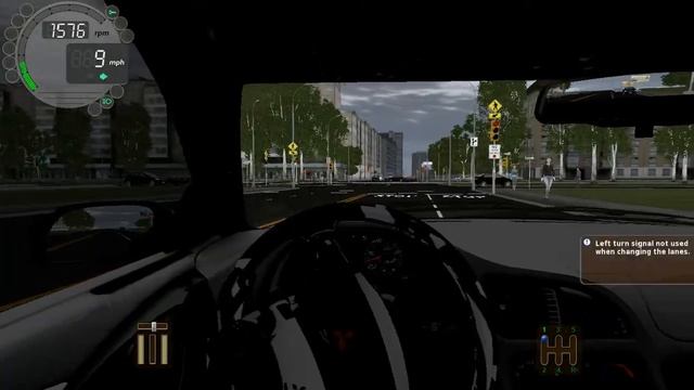 City Car Driving 1.5.5.4 - 1995 Mitsubishi Eclipse GSX смотреть онлайн