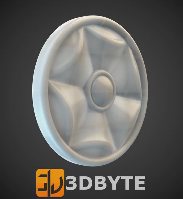 #3dmodel - Round #decor 29 || Круглый декор 29 #3dbyte #3dprint