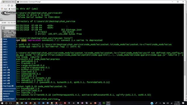 Web Programming 2 - Chapter 10 Exercises - Spring 2018 смотреть онлайн