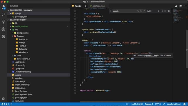 3 of 10: Building a React Native app with AWS Mobile Hub смотреть онлайн