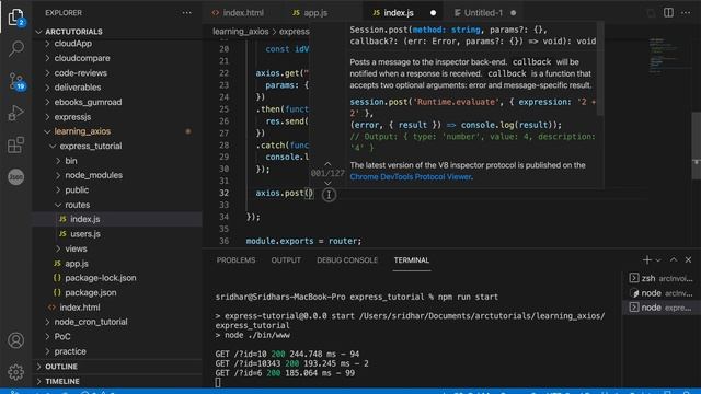 Axios Tutorial - Part 2 | Axios Get Post Put Delete Complete Tutorial | Axios Tutorial Node JS смотреть онлайн