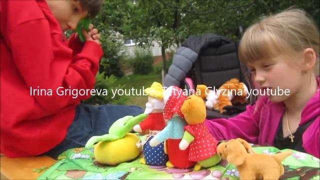 Девочка рассказывает сказку Репка для Ромы смотреть онлайн